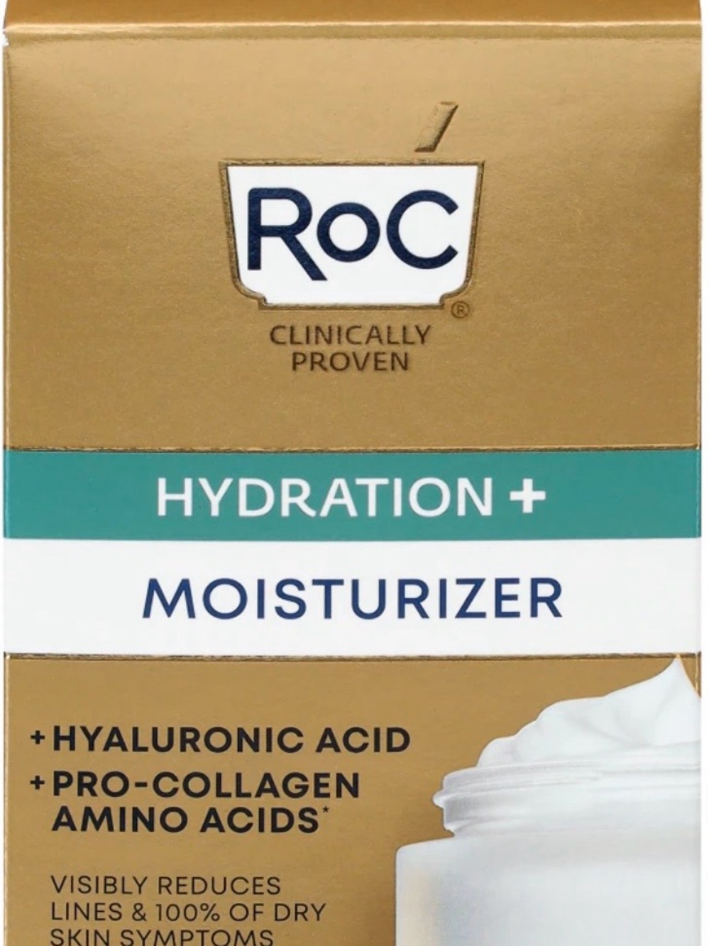 RoC Hydration+ Moisturizer, with Hyaluronic Acid and Collagen Proteins, 1.7oz